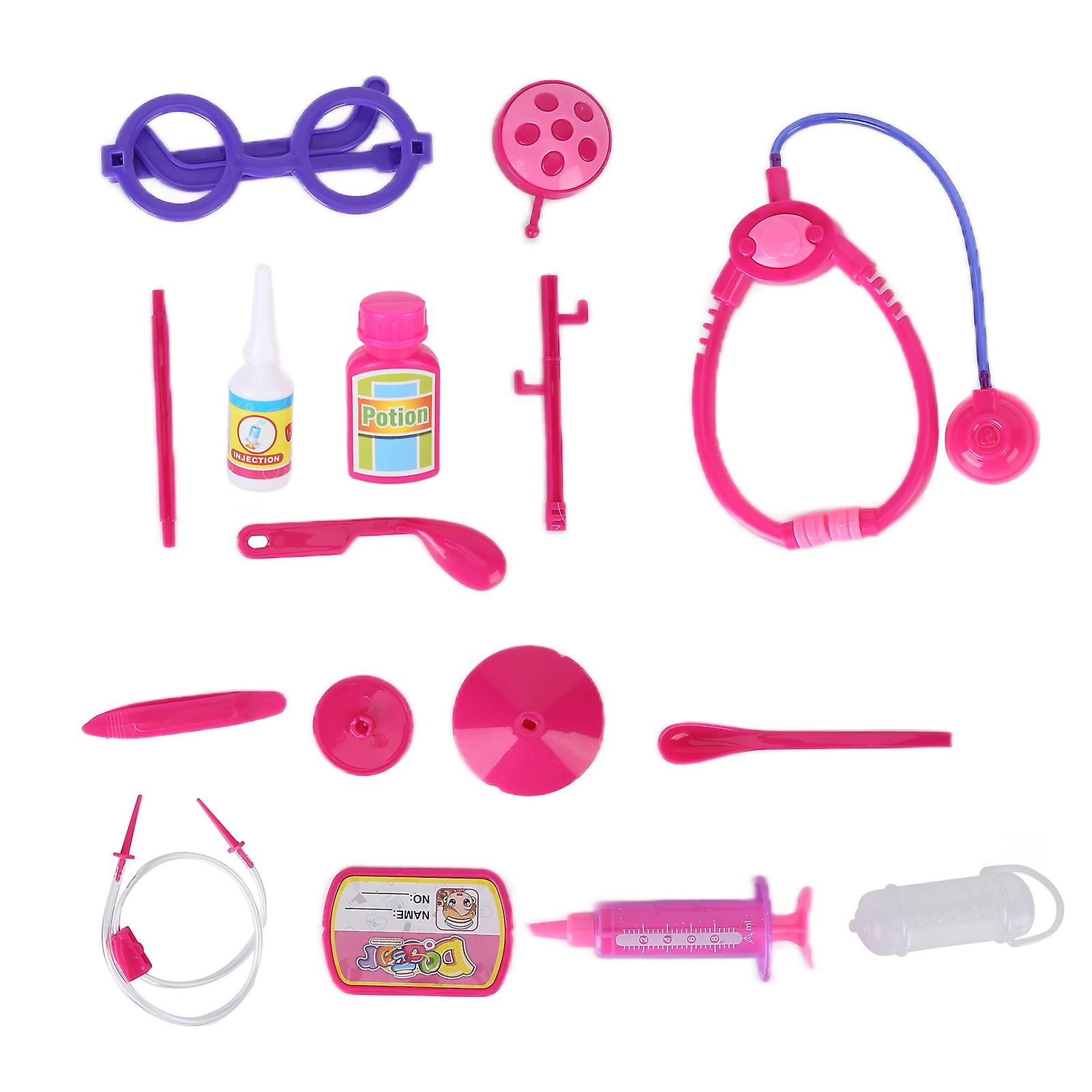 12pcs Kids Doctor Playset Pretend Play Medical Doctor Dentist Kit Toys For Childrenrandom Color