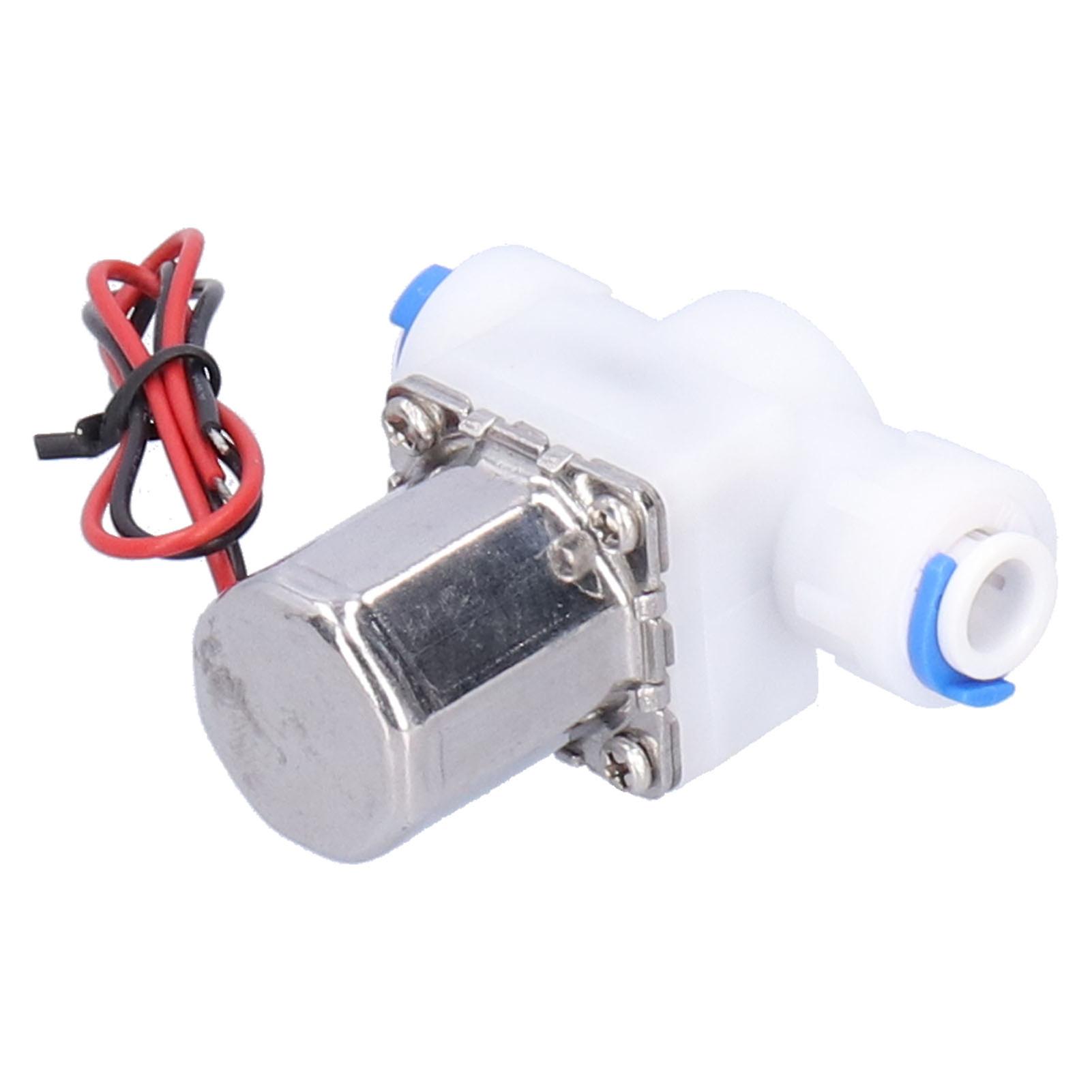 1/4in Solenoid Valve Drinking Water Quick Connector Bistable Pulse Hydraulic Equipment Dc4.5v