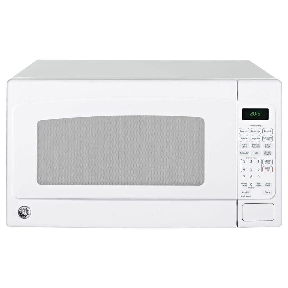 GE 20 cu ft Countertop Microwave in White