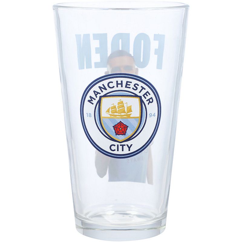 Phil Foden Manchester City 16oz. Player Pint Glass