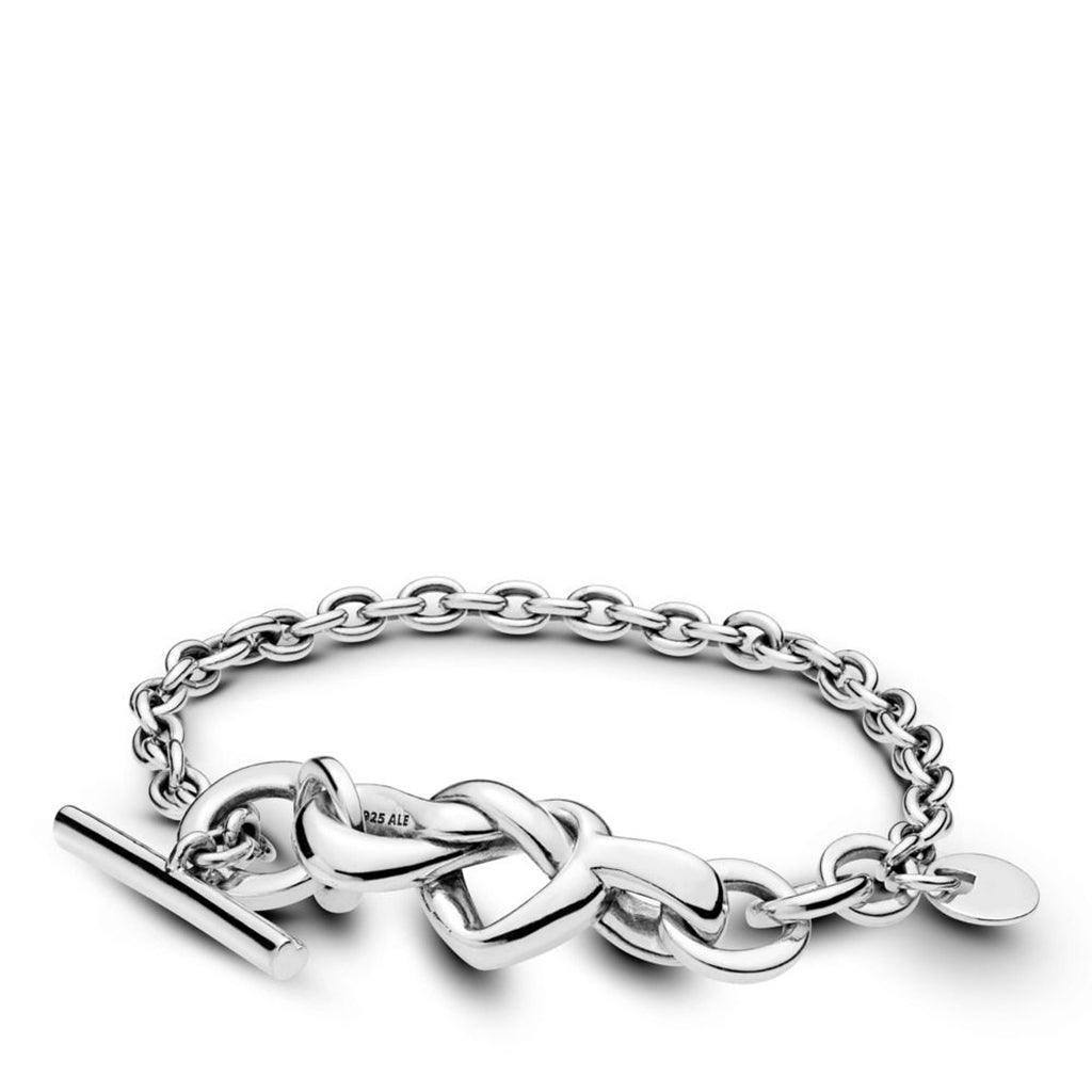 PANDORA  Knotted Heart Sliding Bracelet