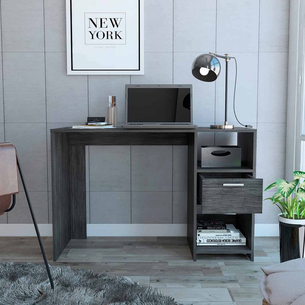 Boko Black Modern Computer Desk