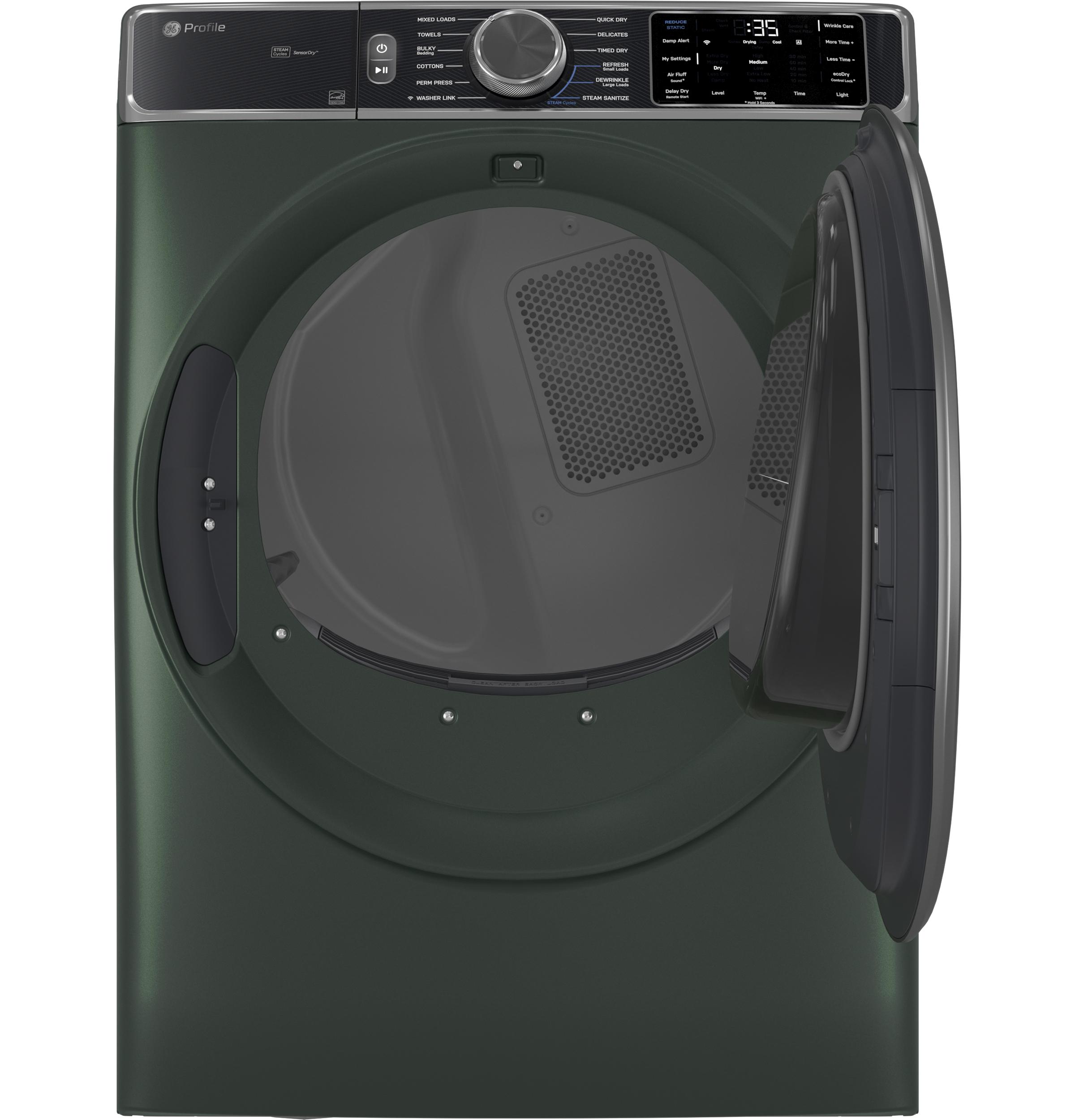 Ge Appliances PFD95ESPWGN Ge Profile™ Energy Star® 7.8 Cu. Ft. Capacity Smart Front Load Electric Dryer With Steam And Sanitize Cycle