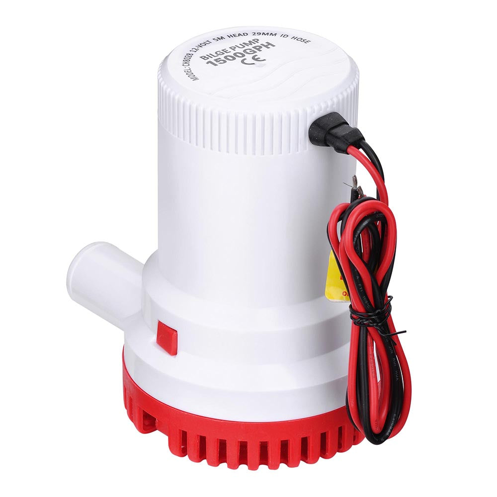 Yescom Marine Boat Electric Bilge Pump 1500Gph 12 Volt