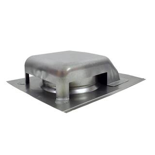 Air Vent 40 sq. in. NFA Galvanized Slant-Top Roof Louver Static Vent in Mill RVG40ML