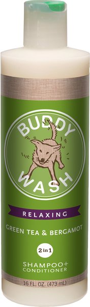 Buddy Wash Relaxing Green Tea and Bergamot Dog Shampoo and Conditioner