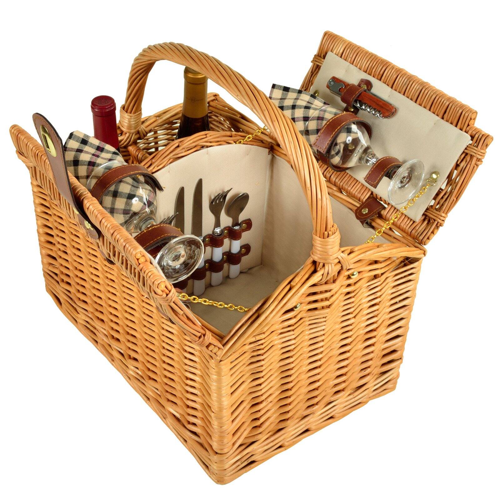 Picnic at Ascot Vineard Picnic Basket