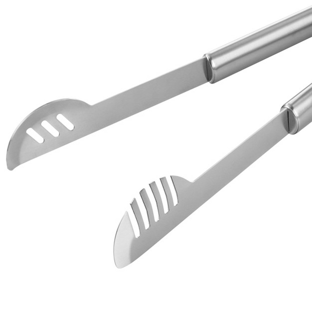 Oster Baldwin 3 Piece Stainless Steel Barbecue Tool Set In Silver