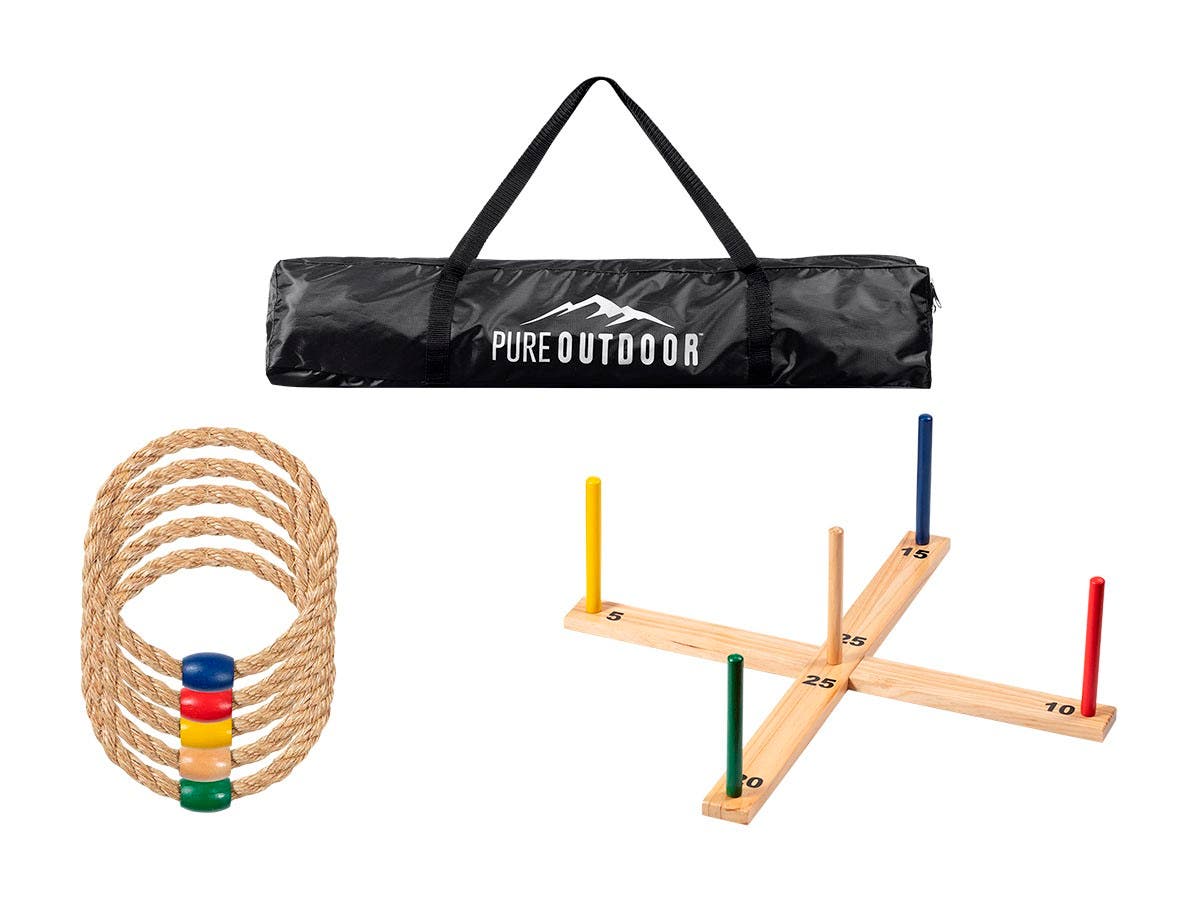 Monoprice Large Ring Toss Game - Easy Assembly, Perfect For Tailgating, Camping, Bbqs, Backyards, and Beaches - Pure Outdoor Collection