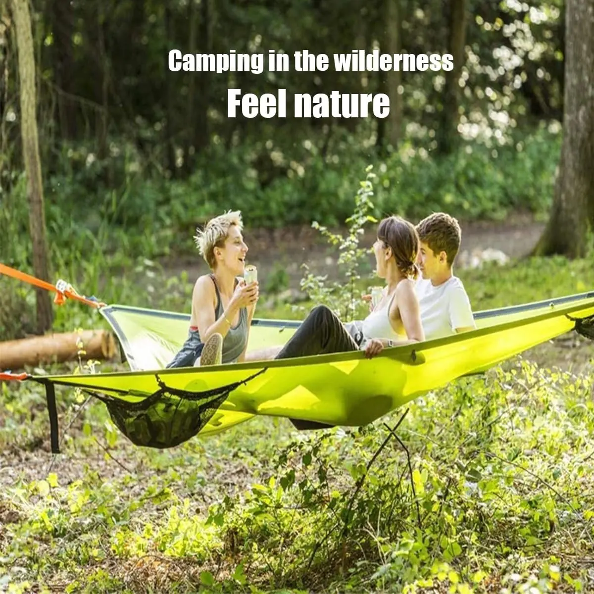 Polar Everest Triangle Hammock Bed Camping accessories Folding Double Hanging Swing Outdoor Hammock with Portable bag