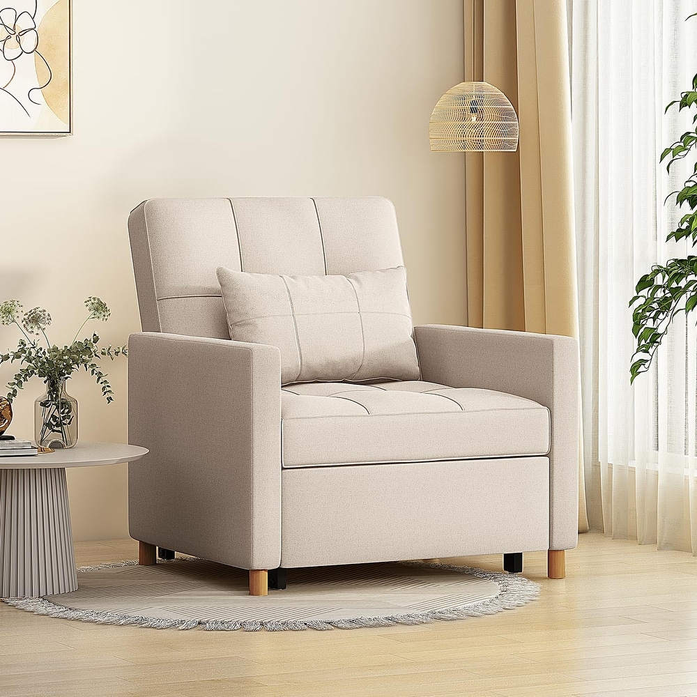 AECOJOY Sleeper Sofa Chair  3 in 1 Sleeper Chairs for Adults