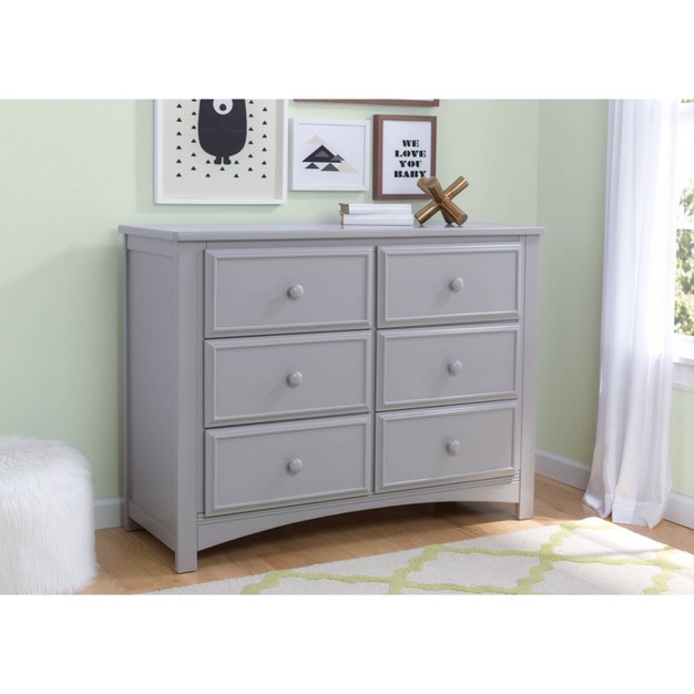 Delta Children 6 Drawer Dresser With Interlocking Drawers