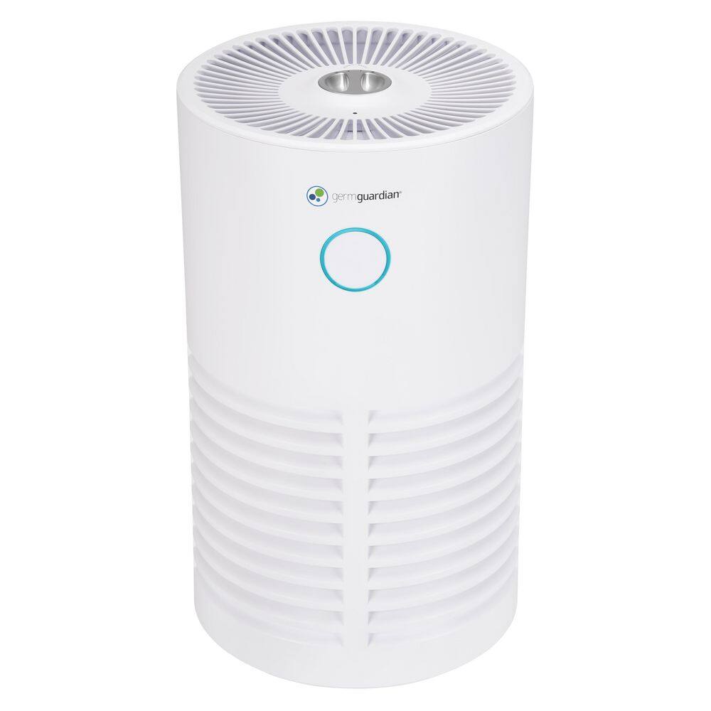 GermGuardian 360 4-in-1 Air Purifier with HEPA Filter UV Sanitizer for Medium Rooms up to 150 Sq. Ft. White AC4711W