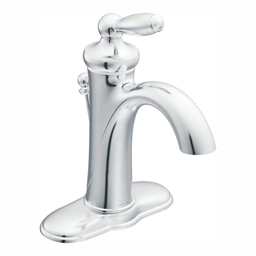 MOEN Brantford Single Hole SingleHandle HighArc Bathroom Faucet in Chrome