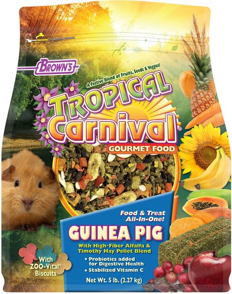 Brown's Tropical Carnival Gourmet Guinea Pig Food