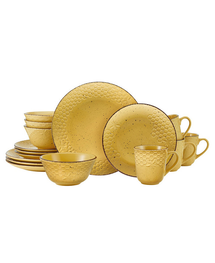 Pfaltzgraff Bumblebee 16 Piece Dinnerware Set