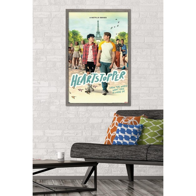 Trends International Netflix Heartstopper Season 2 One Sheet Framed Wall Poster Prints