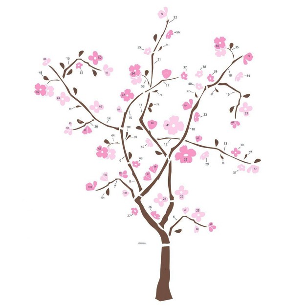 Spring Blossom Peel And Stick Giant Wall Decal Roommates