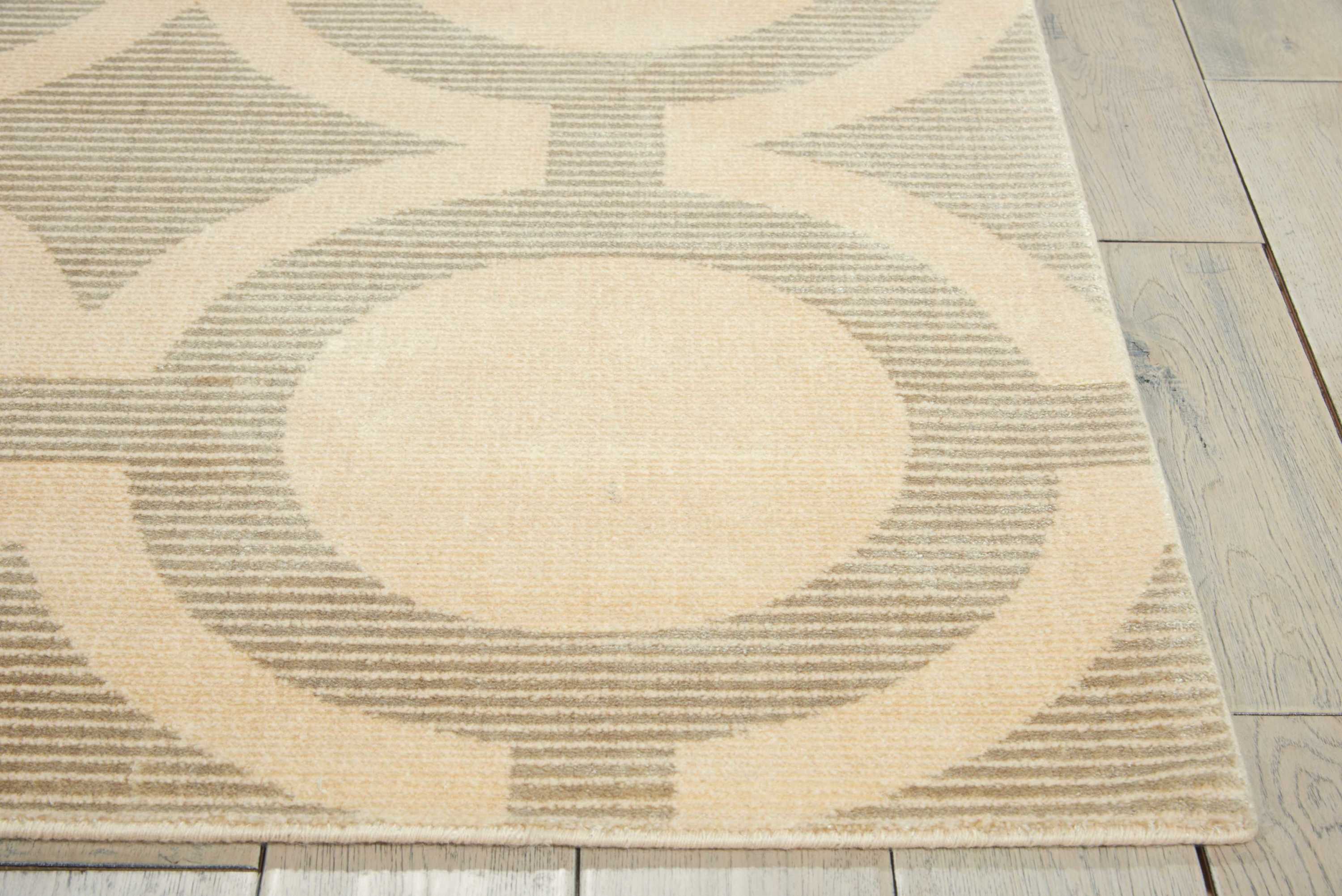 Luminance Hand Loomed Cream/Grey Rug