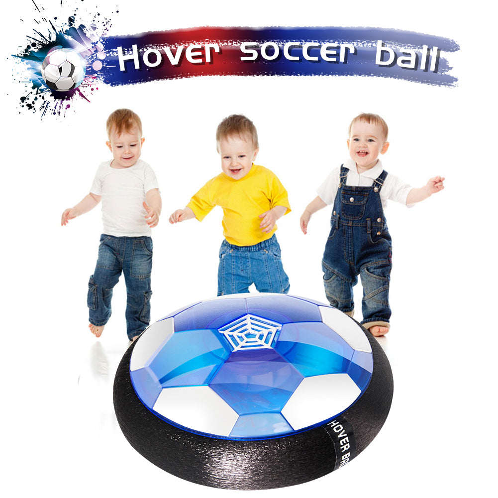 Kids Toys Hover Soccer Ball Set Rechargeable with LED Light Goal for Indoor Playing