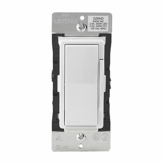 Leviton Decora Smart with Z-Wave Technology 600-Watt Dimmer WhiteLight Almond (2-Pack) VB2-DZ6HD-HD2