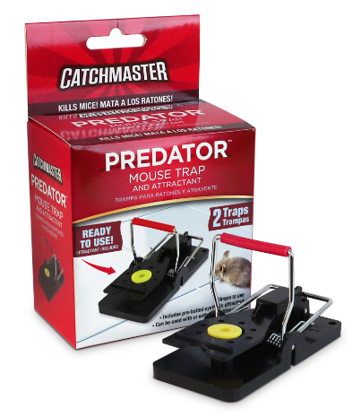 Catchmaster The Predator Mouse Snap Trap 2 Pack