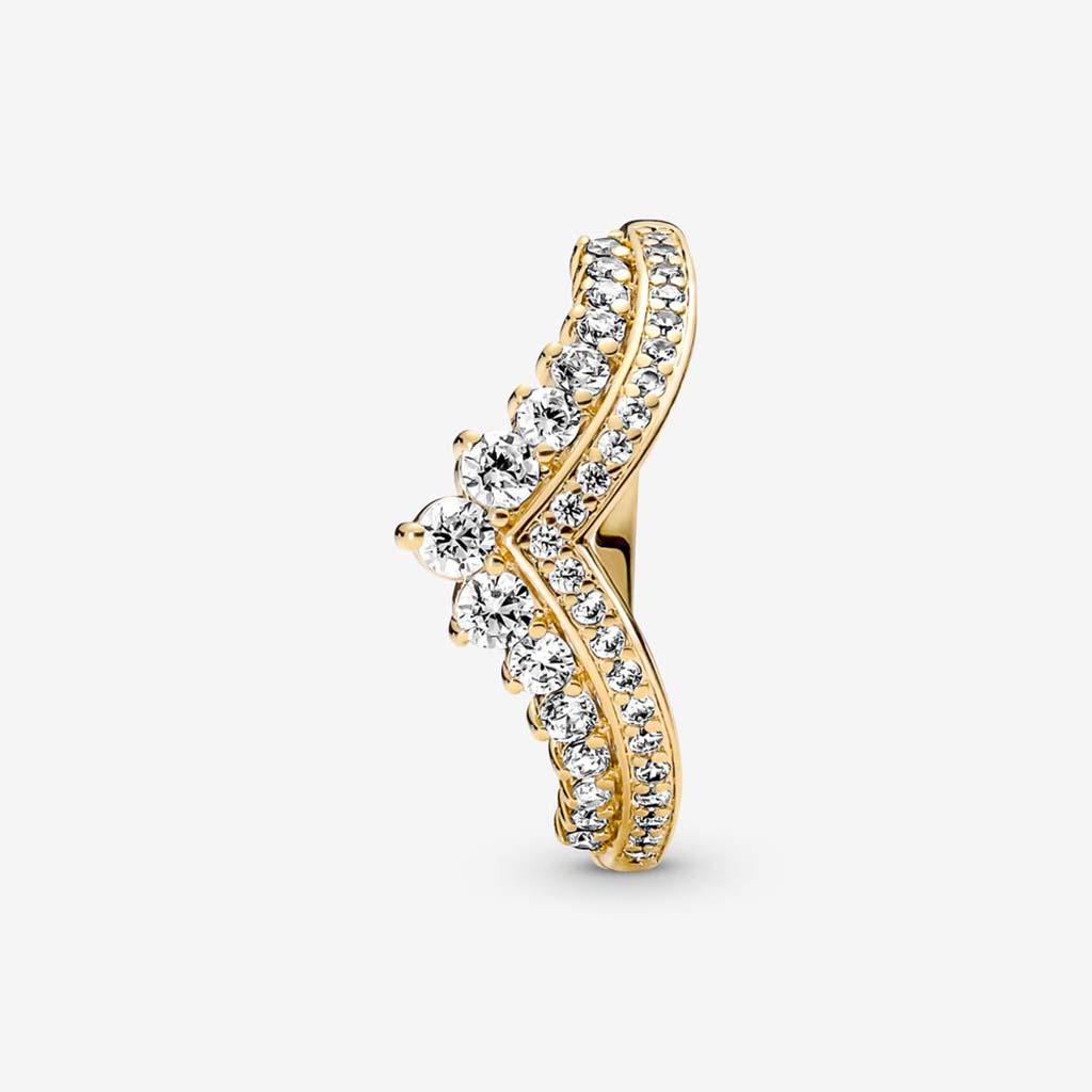 PANDORA  Pandora Timeless Wish Tiara Ring - Gold Plated