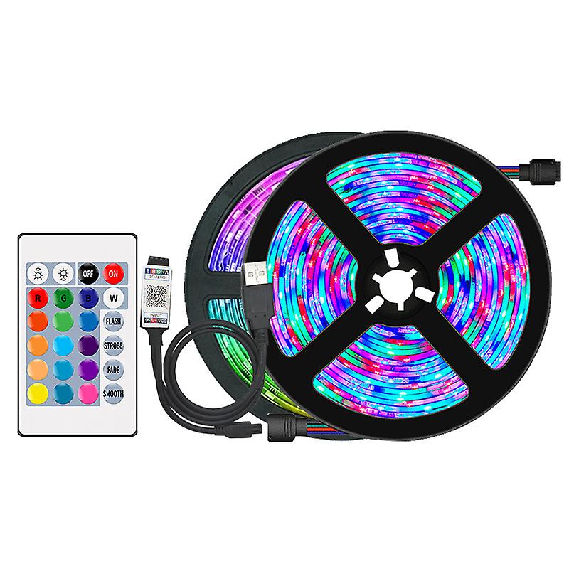 Wifi Led Strip Lights Music Sync Rgb 5050 Led Tape Alexa Smart Lights Strip For Party Room Decor Tv Backlight