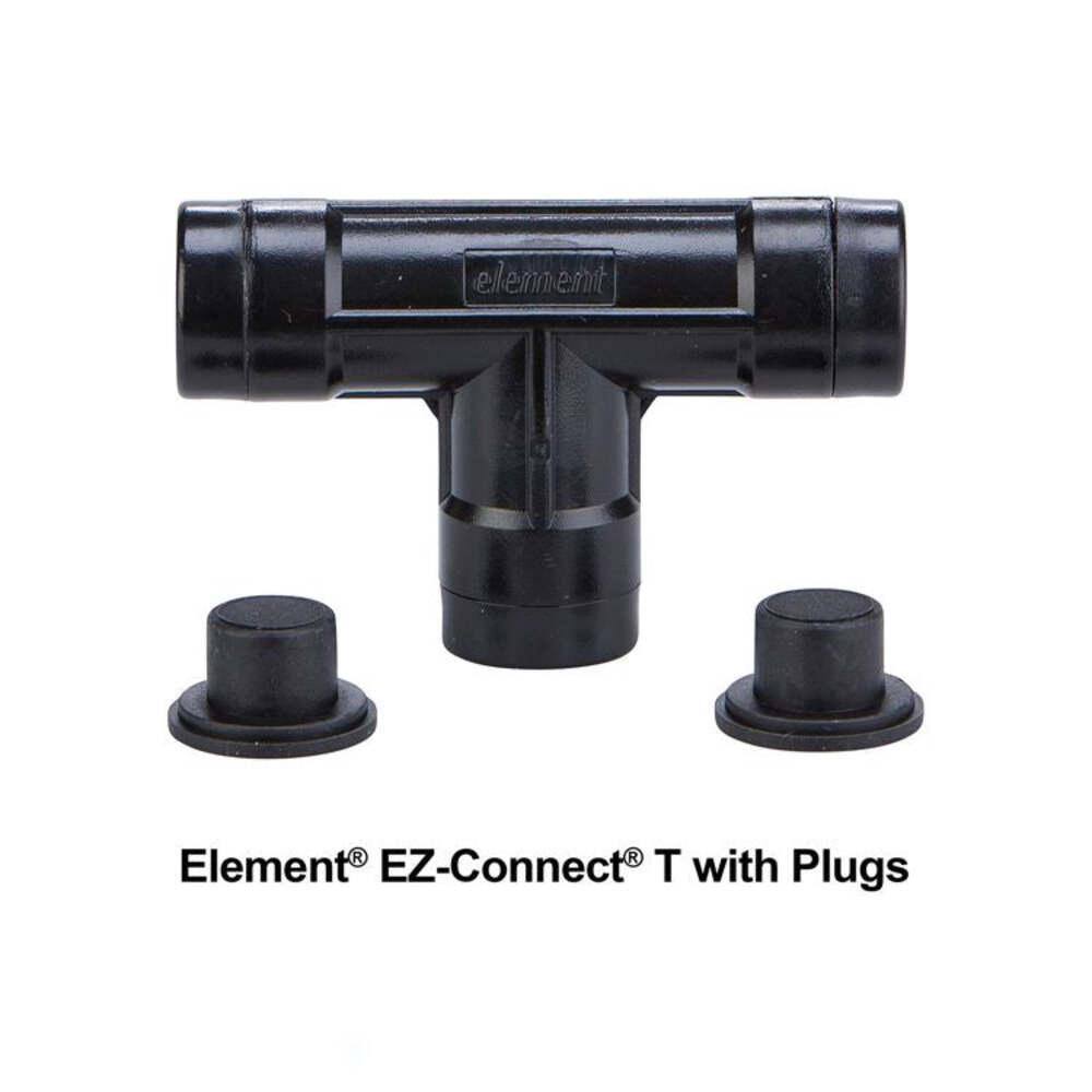 Element EZ-Connect 38 in. T Connector with Plugs ELEZTB3801