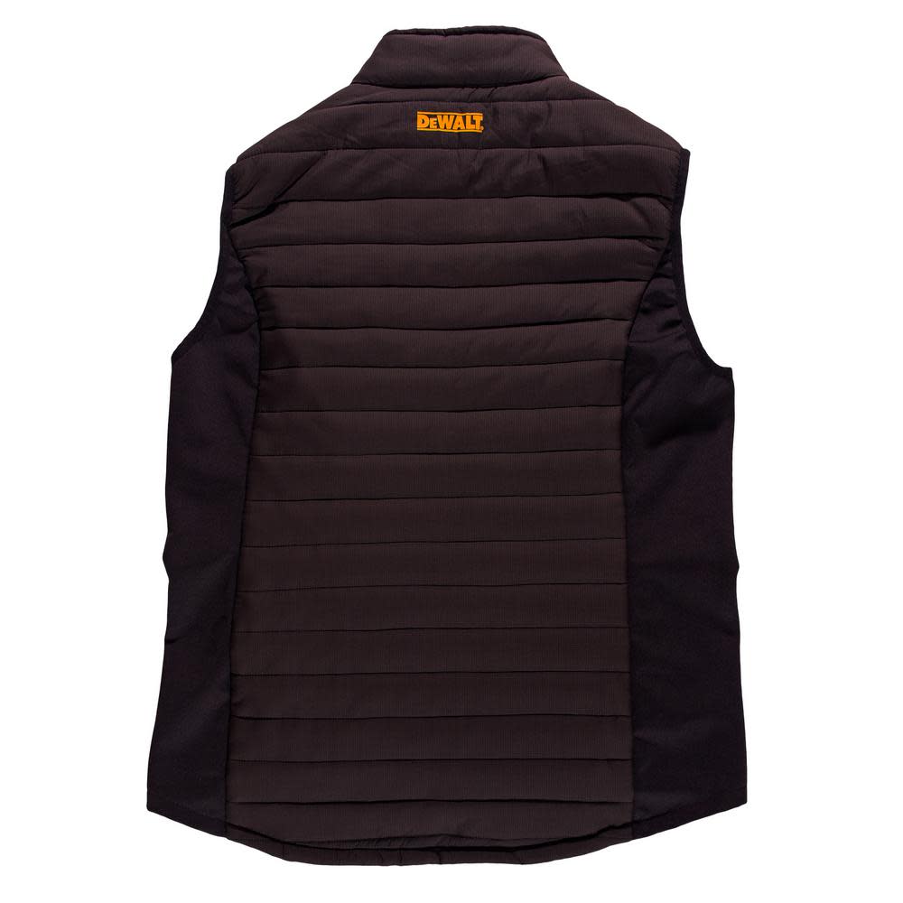 DEWALT Hybrid Fleece Vest Nylon/Polyester Black Medium