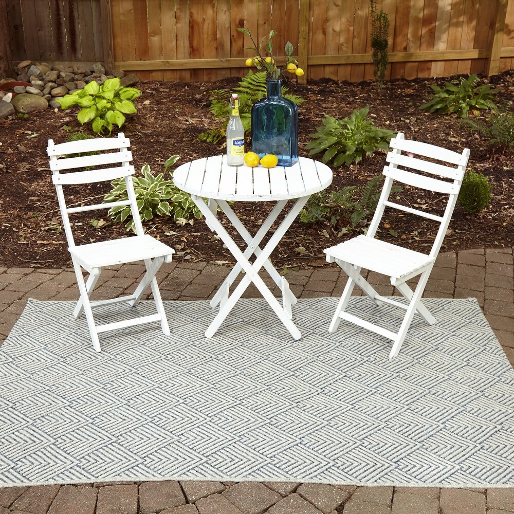 Momeni Como Contemporary Geometric Indoor Outdoor Rug