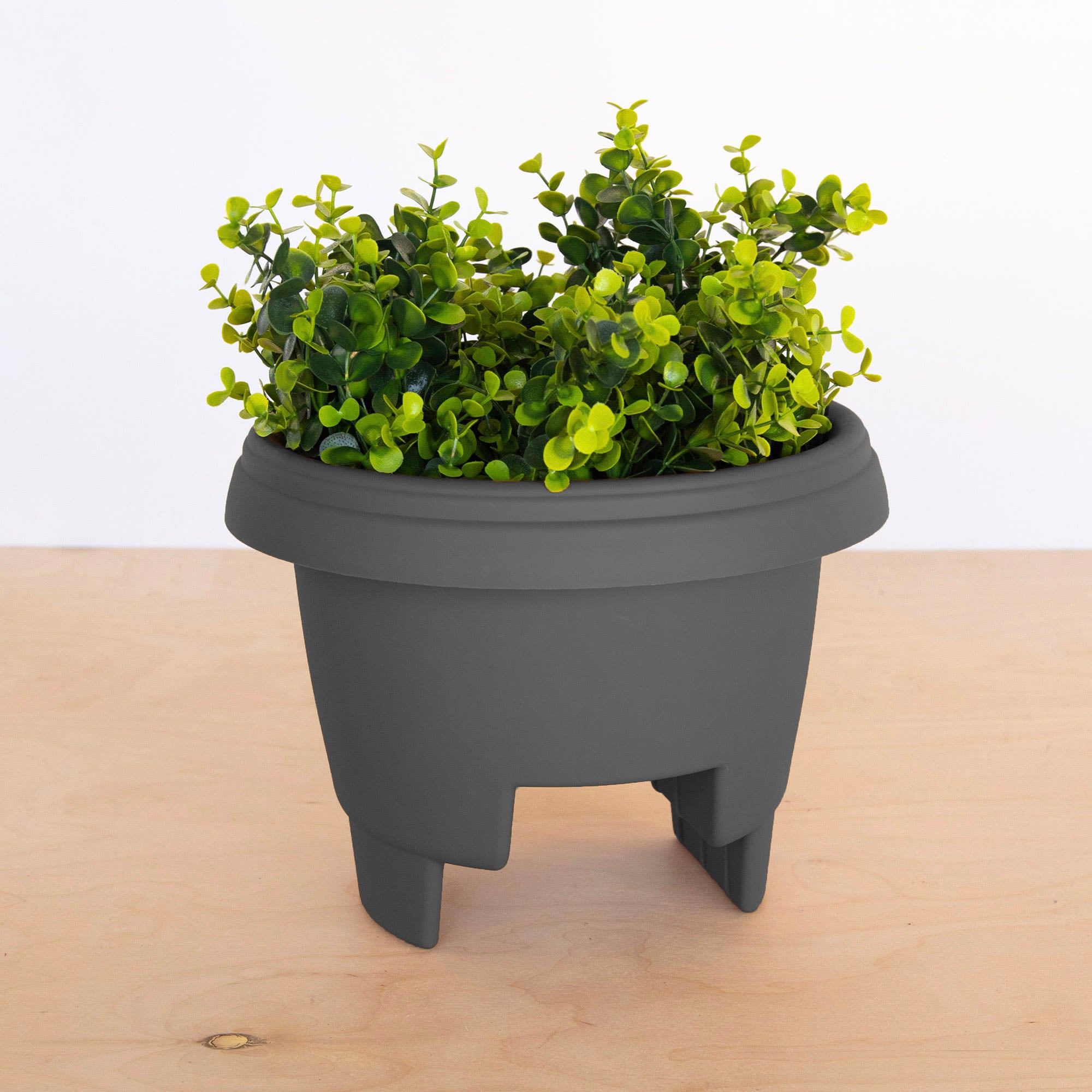 Bloem Modica Deck Rail Round Planter: 12