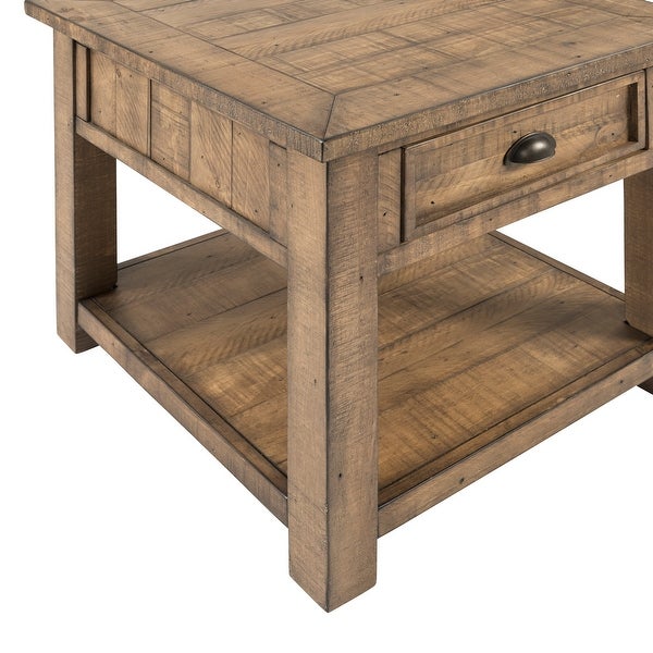 The Gray Barn Downington Solid Wood End Table