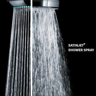 Methven Kiri 1-Spray 6 in. Single Wall Mount Handheld Shower Head in Chrome KRHSCPUS