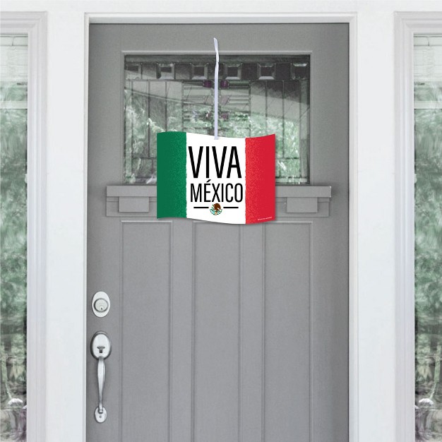 Big Dot Of Happiness Viva Mexico Hanging Porch Mexican Independence Day Party Outdoor Decorations Front Door Decor 1 Piece Sign