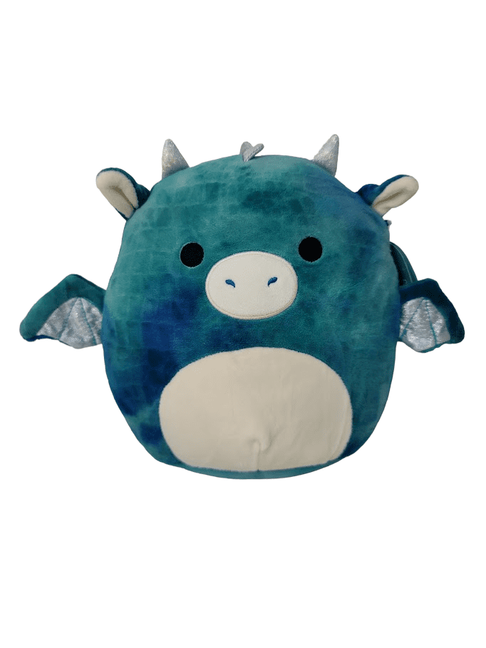 Squishmallows Official Kellytoys Plush 8 Inch Dominic the Teal Blue Dragon Ultimate Soft Stuffed Toy