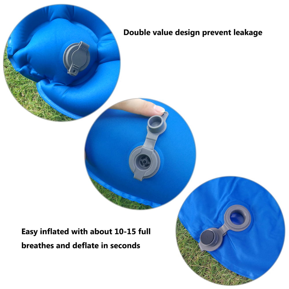 Abody Camping Mat Inflatable Sleeping Pad Moistureproof Air Mattress Cushion Sofa Bed Outdoor Beach Mattress with Pillow