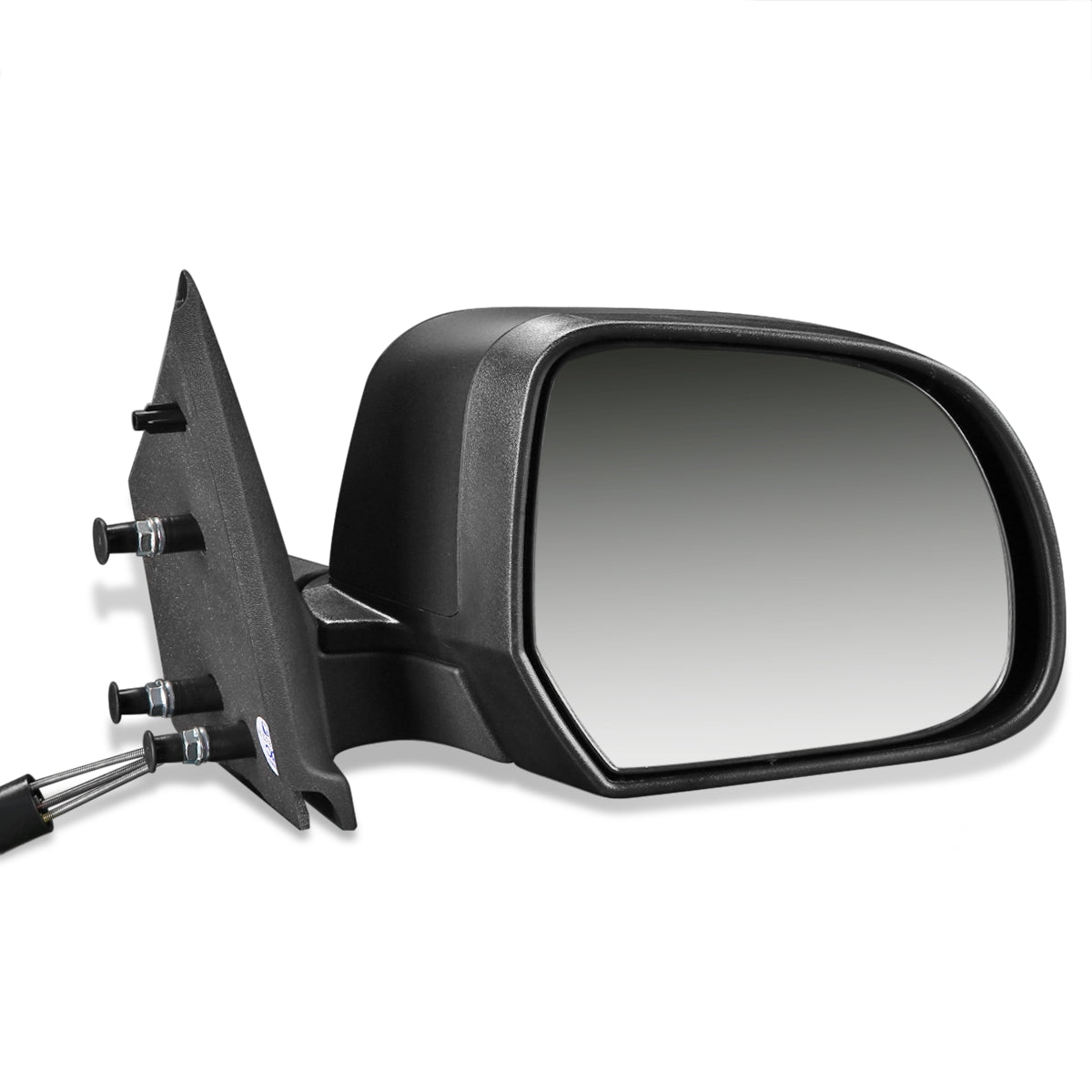 DNA Motoring OEM-MR-NI1321226 For 2012 to 2015 Nissan Versa OE Style Manual Passenger / Right Side View Door Mirror 963013AN0A-FPM 13 14