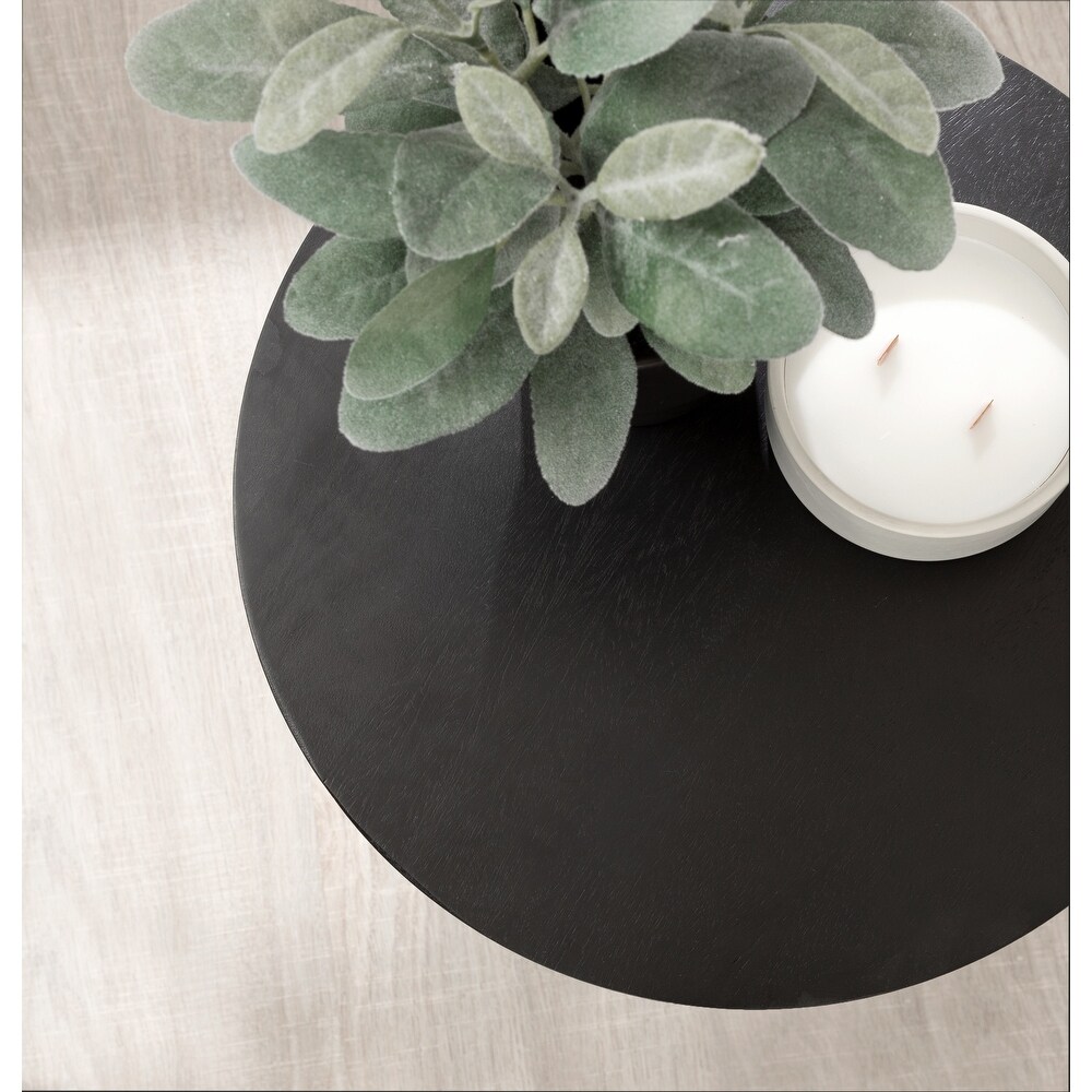 Kate and Laurel Aja Modern Wood Accent Table