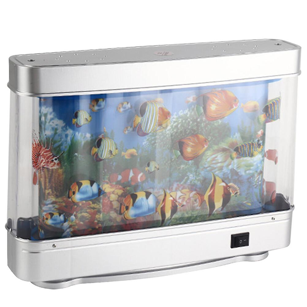 Artificial Fish Lamp Decorative Aquarium Lamp Aquarium Tank Lamp For Home Decoration (us Plug)