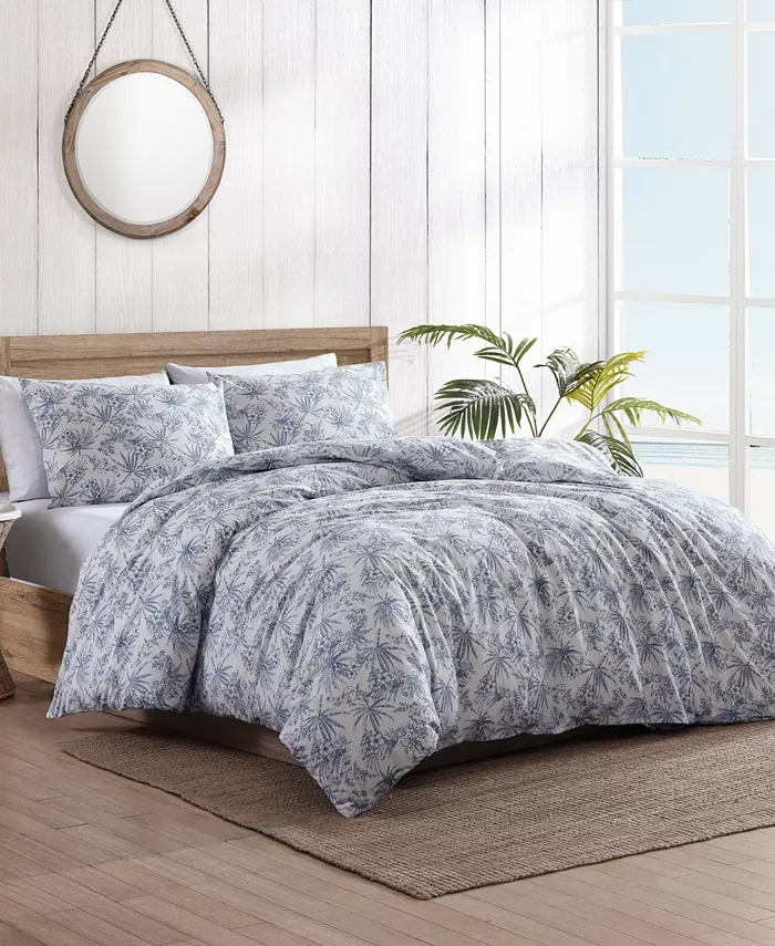 Tommy Bahama Home Pen And Ink Cotton 3 Piece Duvet Cover Set， Full Queen