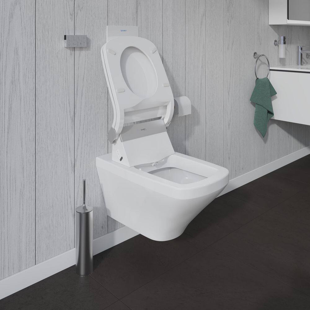 Duravit Starck Electric Bidet Seat For Elongated Toilet in White 610200001001300