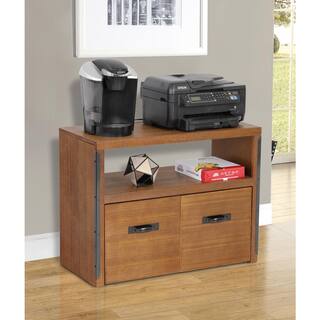 OS Home and Office Furniture Industrial Collection Hewn Pallet File Cabinet with 2-File Drawers 33242