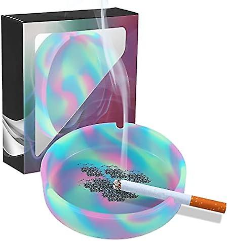 Large Silicone Ashtray for Cigarettes - Novelty Cool Butt Container （Large）