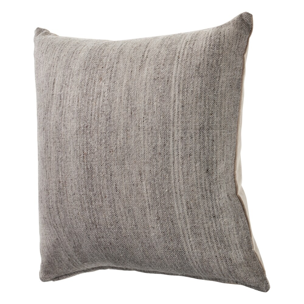 LR Home Distressed Gray Blend Throw Pillow