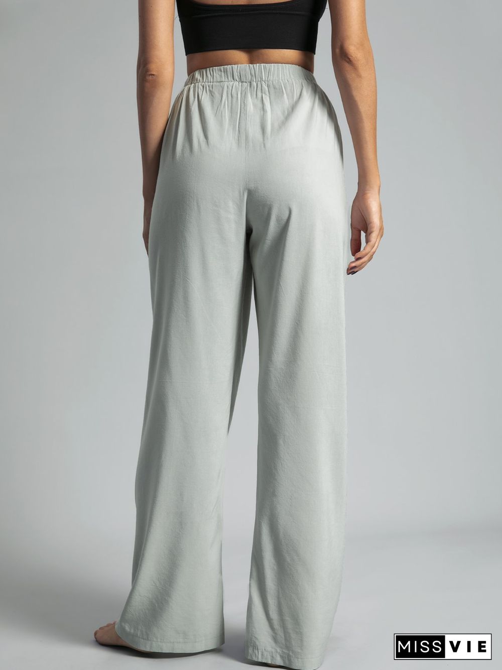 Wrap Plus Size Palazzo Pants