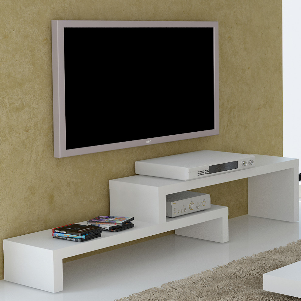 Cliff TV Bench 120 120   Contemporary   Entertainment Centers And Tv Stands   by TEMAHOME  Houzz