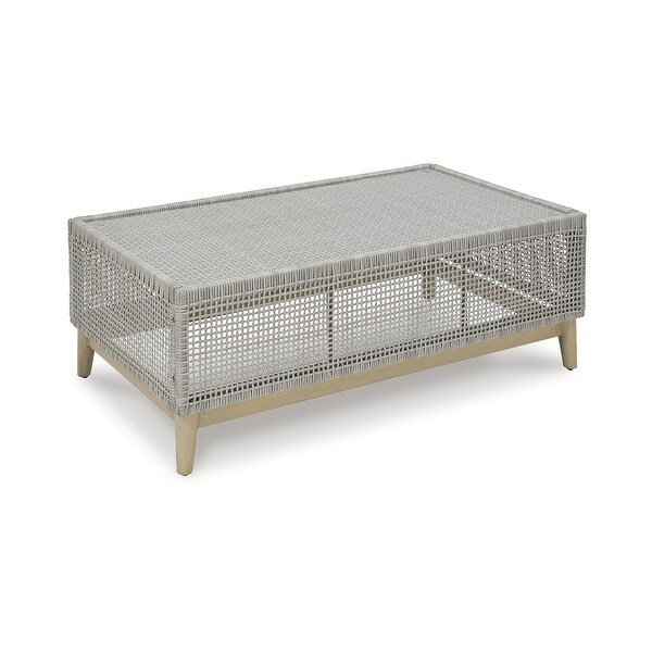 Signature Design by Ashley Seton Creek Gray Outdoor Coffee Table