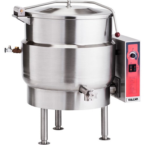 Floor Mounted Stationary Kettle， 40 Gallon Direct Steam