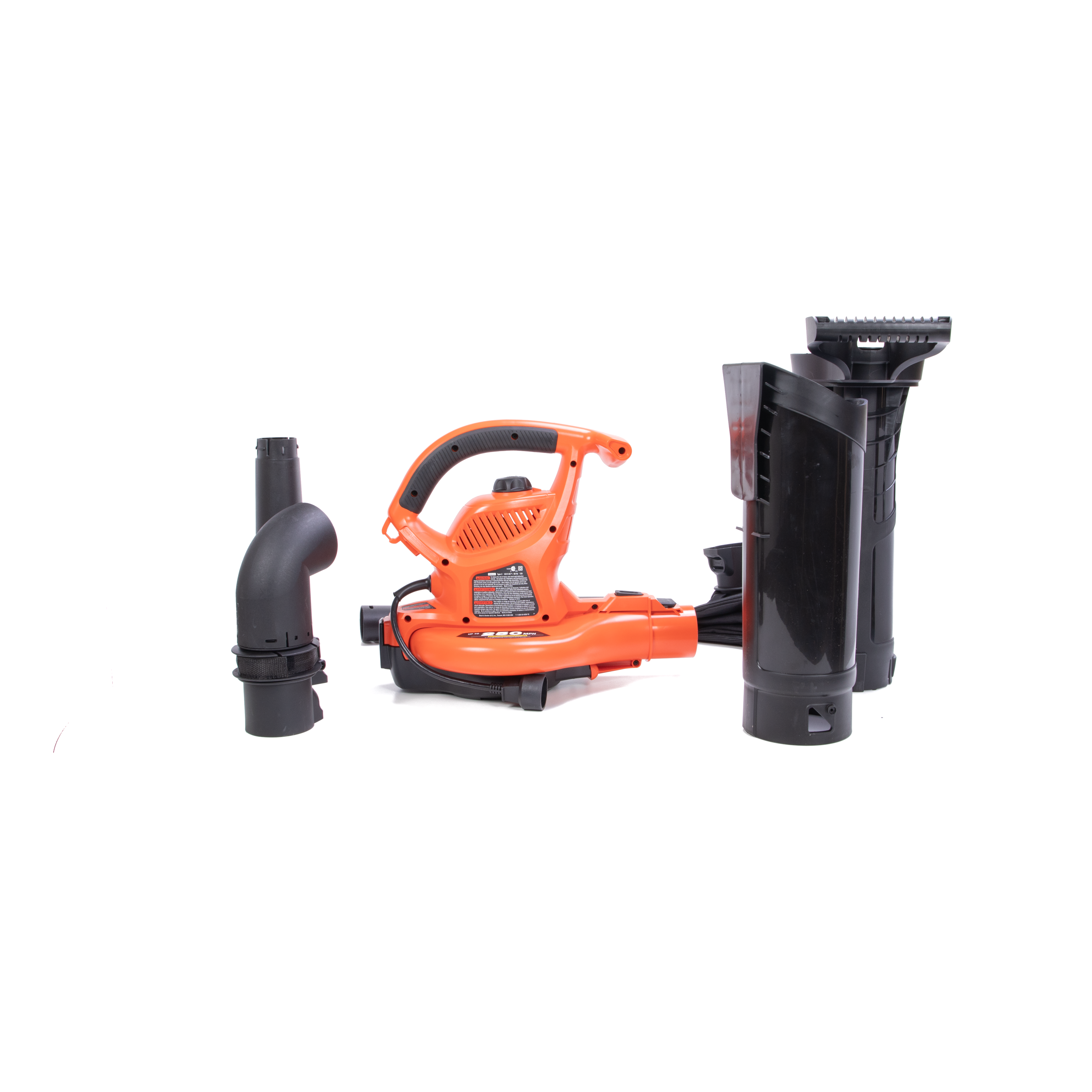 Leaf Blower & Leaf Vacuum, 3-in-1, 12-Amp, 250-MPH, 400-CFM